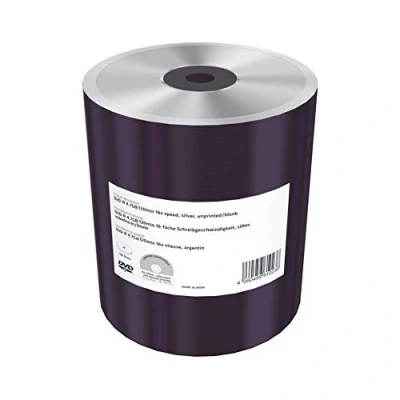 Afbeelding van DVD R 4.7GB120min 16x speed, silver, unprinted/blank, Shrink 100