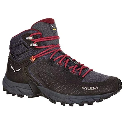 Afbeelding van Salewa Dames WS Alpenrose 2 Mid Gore TEX Wandelschoenen, Asphalt/Tawny Port, 41 EU
