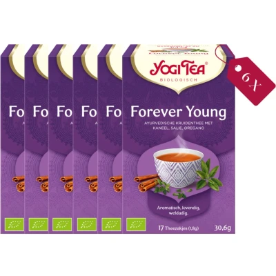 Afbeelding van 6x Yogi tea Forever Young 17 Stuks