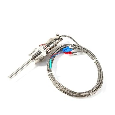 Afbeelding van PT100 RTD temperatuursensor (0,23 x 2 inch) NPT schroefdraad met meter kabel, 50 tot 300 C