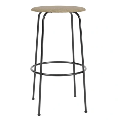 Afbeelding van Audo Copenhagen Afteroom Barkruk H75 Gestoffeerd Bouclé 02