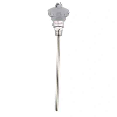 Afbeelding van RTD PT100 1/2&quot;inch roestvrijstalen waterdichte thermische temperatuursensor met isolatiedraad NPT looddraad Terminal thermokoppelkop(PH 200 mm)