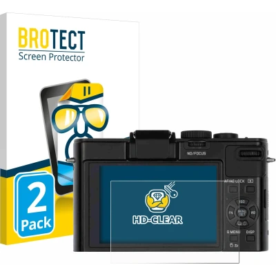 Afbeelding van BROTECT Screenprotector voor Leica D Lux 6 Folie Beschermfolie transparant (2 Stuks)