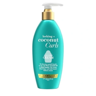 Afbeelding van OGX Locking + Coconut Curls Air Dry Cream, 6 ounce