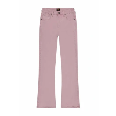 Afbeelding van Lee Breese Boot Damesbroek, skinny bootcut fit, pijpen, Soft Mauve, 29W x 33L