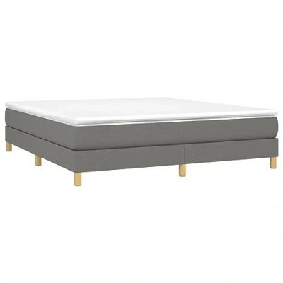 Afbeelding van Boxspringframe stof donkergrijs 180x200 cm