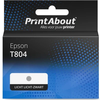 Afbeelding van Huismerk Epson T8049 Inktcartridge licht zwart