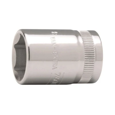Afbeelding van Bahco dopsleutel 3/8&quot; zeskant metrisch 6x25.5mm