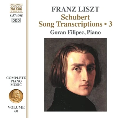 Afbeelding van Goran Filipec Liszt: Complete Piano Music, Vol. 60 Schubert Song Trancriptions Vol.3 (CD)