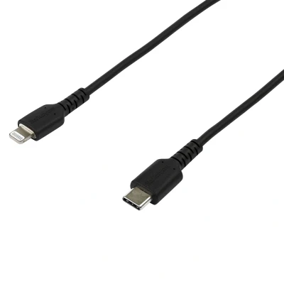 Afbeelding van StarTech.com RUSBCLTMM2MB mobiele telefoonkabel Zwart USB A Lightning 2 m