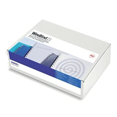 Afbeelding van GBC MultiBind draadruggen, doos van 100 stuks, 12 mm, zwart