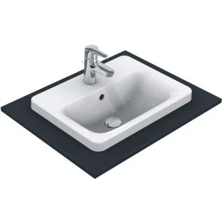 Afbeelding van Ideal Standard Connect inbouwwastafel rechthoekig (50 x 39 cm) wit 1