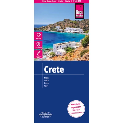 Afbeelding van Reise Know How Landkarte Kreta 1 : 140.000: reiß und wasserfest (world mapping project)