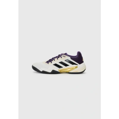 Afbeelding van adidas Performance Barricade 13 Tennisschoenen voor alle ondergronden, Heren, Maat: 40 2/3, Core white/core black/aurora plum Schoenen
