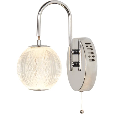 Afbeelding van Searchlight Wandlamp Allure chroom 51481CC