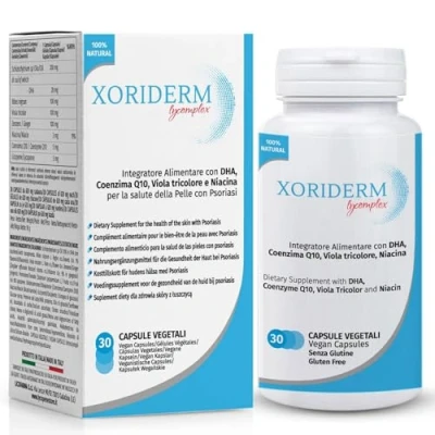 Afbeelding van XORIDERM LYCOMPLEX Voedingssupplement voor gebruik bij een rode, geïrriteerde en schilferende huid 30 capsules