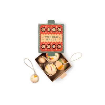 Afbeelding van Grapat kersthangers wonder balls 5st