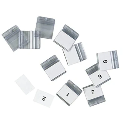 Afbeelding van Durable Tabs 23 mm voor zichtpanelen, transparant