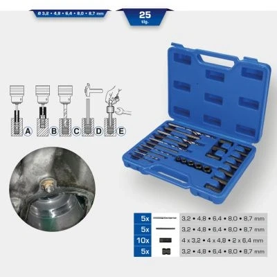 Afbeelding van Brilliant Tools BT541900 HSS schroevendraaierset, 25 delig