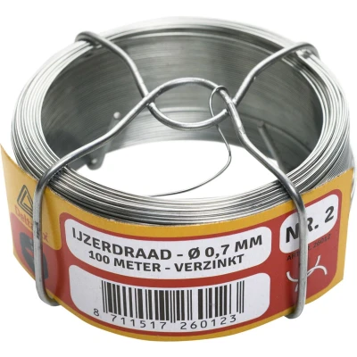Afbeelding van Deltafix IJzerdraad verzinkt 50 m1 x 0,9 mm