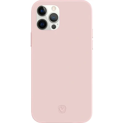 Afbeelding van Apple iPhone 12 Hoesje Echt leder Valenta Hardcase/Backcover Roze Telefoonhoesje