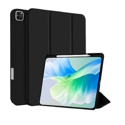 Afbeelding van 4Smarts Folio Case Basic Book cover Zwart Tabletcover