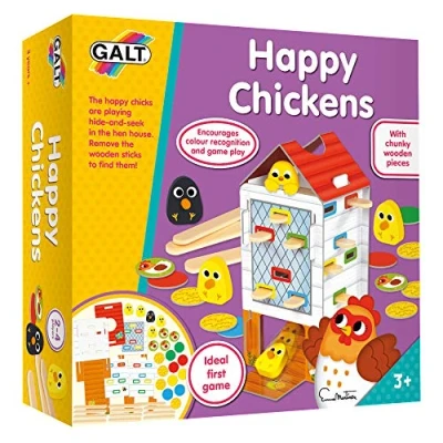 Afbeelding van Galt Toys, Happy Chickens, Colour Matching Games for Toddlers, Ages 3 Years Plus, 2 4 Players
