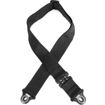 Afbeelding van D&#039;Addario Accessoires Auto Lock Swivel Gitaarband Voorkomt wendingen Eenvoudig te gebruiken Locking Gitaar Bandjes Gebruikt Bestaande Gitaarriem Knoppen Polypro Zwart
