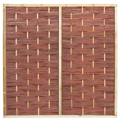 Afbeelding van Wilgenteenscherm, H90xB180cm