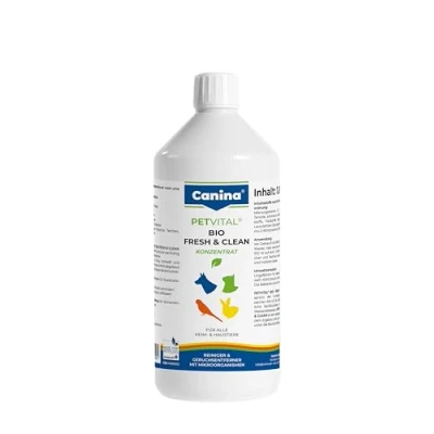 Afbeelding van Canina Hond Kat Petvital Bio Fresh&amp;Clean Concentraat 1L (Hond, Kat, 1000 ml), Dierenverzorging + Benodigdheden