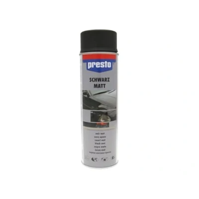 Afbeelding van Presto Verf Spuitbus Spuitlak Lak Zwart Mat 500 ml