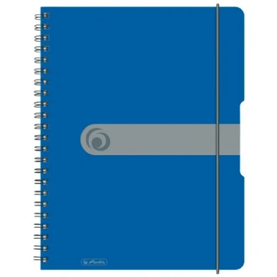 Afbeelding van Spiralblock to go PP Cover A4 80 Bl. opak blau