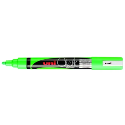 Afbeelding van Krijtstift Uni ball Chalk rond fluo groen