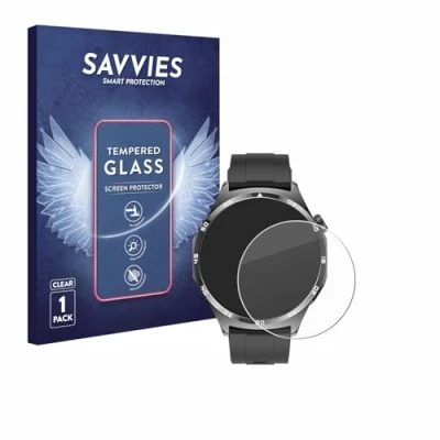 Afbeelding van Savvies Glazen schermbeschermer, Smartwatch beschermfolie, Transparant