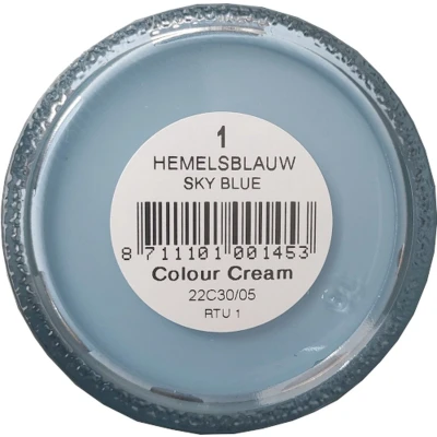Afbeelding van SL Dekkende Kleurcreme Hemels Blauw (Schoensmeer Schoenpoets)