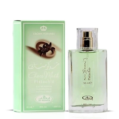 Afbeelding van Ayat Perfumes 50 ml Eau de Parfum Arab voor dames en heren, gemaakt in Dubai, opmerking: witte muskus, melkchocolade, vanille, kaneel, rozen, (Choco Musk Pistachio)