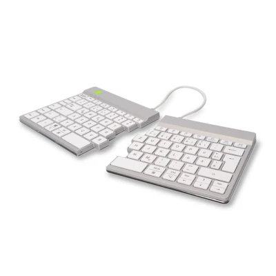 Afbeelding van Split Break V2 ergonomisch toetsenbord Qwertz DE Wit draadloos