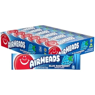 Afbeelding van Airheads Blue Raspberry 10 Stuks