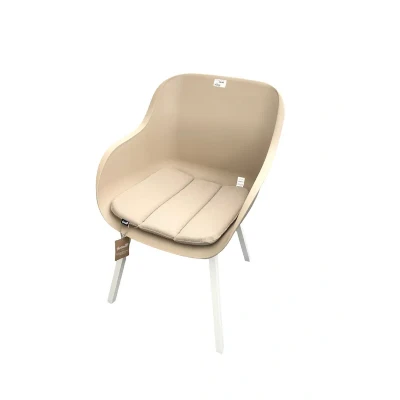 Afbeelding van Hartman Le Soleil element dining tuinstoel Wit/Taupe