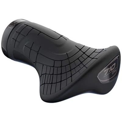 Afbeelding van SQlab Handgrepen fiets 710 Schroefhandvatten MTB Ø102.6 mm Zwart M