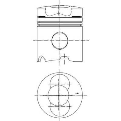Afbeelding van KOLBENSCHMIDT 99343960 Reparatieset, zuiger / cilinderbus