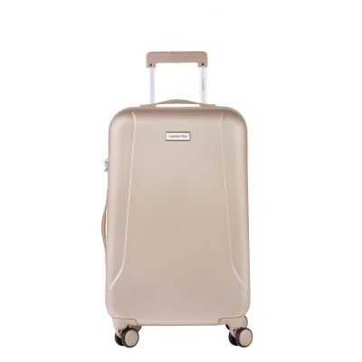 Afbeelding van CarryOn Skyhopper 4 Wiel Trolley 68 Expandable champagne Harde Koffer