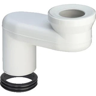 Afbeelding van Viega wc aansluitstuk 90 met sprong van 180 mm