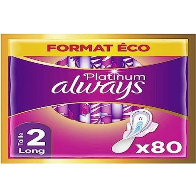 Afbeelding van Always Maandverband Platinum Long Plus 80 stuks