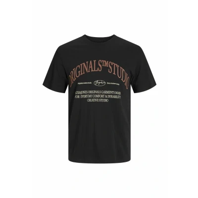 Afbeelding van Jack &amp; Jones Tshirt print, Heren, Maat: Small, Black