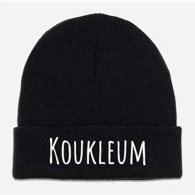 Afbeelding van Muts koukleum Beanie Winter Heren Dames One size Acryl zwart