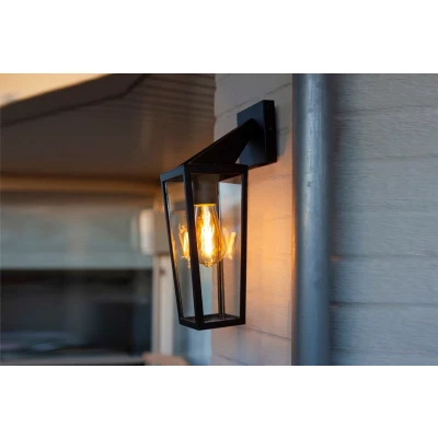 Afbeelding van LUTEC Pine Wandlamp voor buiten E27 Mat Zwart