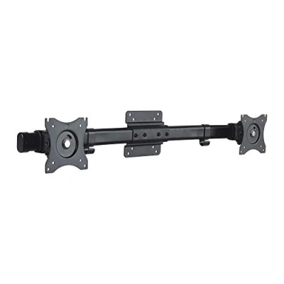 Afbeelding van conecto, Dual screen adapter voor 2 monitoren, wandmontage, kantelbaar: +/ 45, draaibaar: 15, 180, draagvermogen: max. 10kg, VESA 75x75 &amp; 100x100, zwart