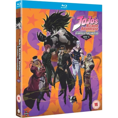 Afbeelding van JoJos Bizarre Adventure Set Three: Stardust Crusaders Part 2 (Eps 25 48) Blu ray