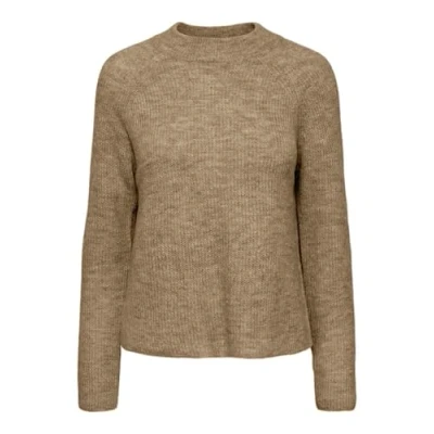 Afbeelding van Pieces Pcellen Oneck Trui, Dames, Maat: 40, Fossil